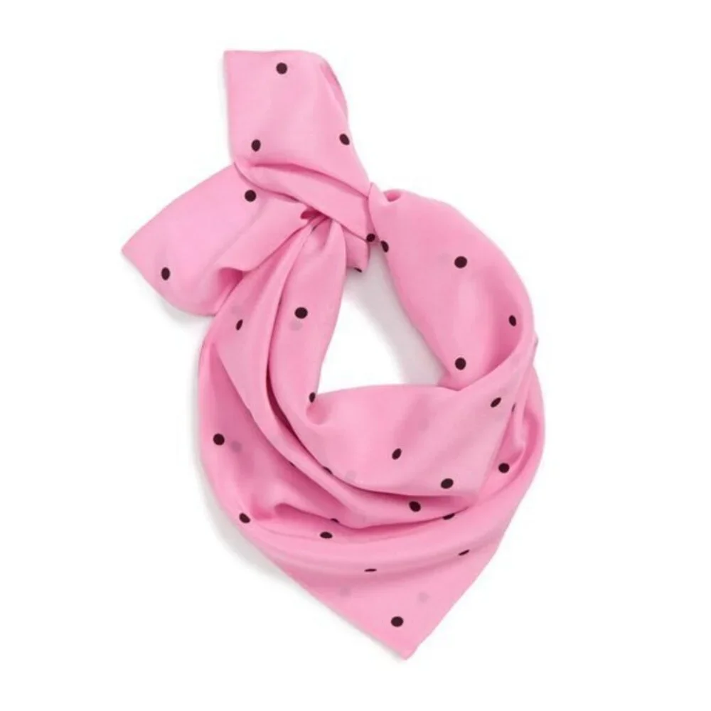 💕Madewell Silk Bandana Pink NWOT